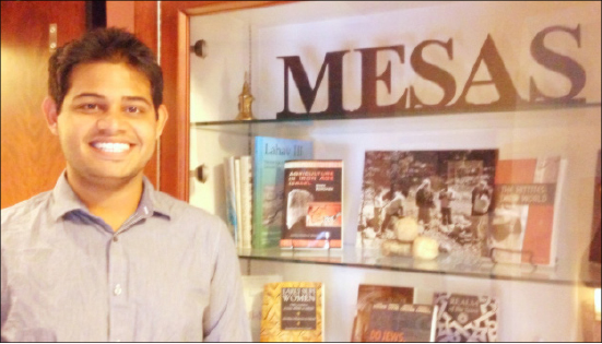 College senior Naveed Hada shares his experience as one of the co-presidents of the Student Association of Middle Eastern Studies (AMES). | Photo Courtesy of Ricardo Pagulayan
